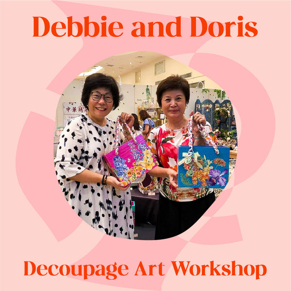 Craft Stunning Decoupage on Jute Carriers Workshop for 8 pax