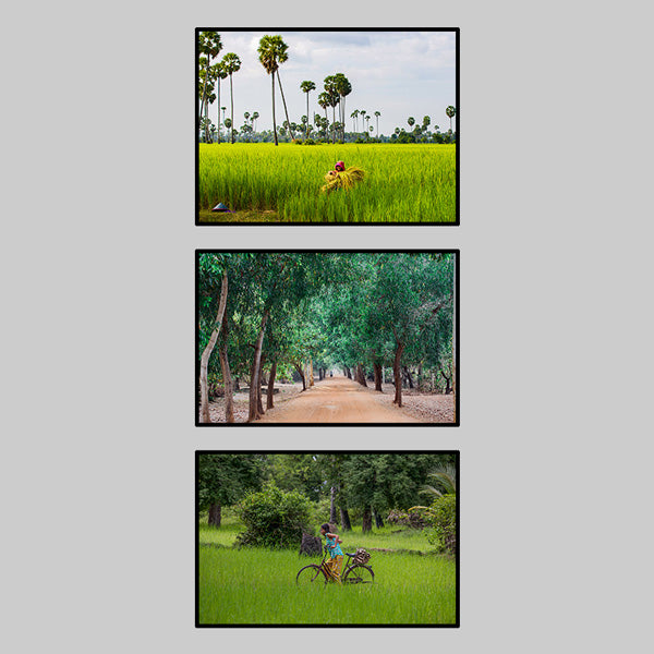 Kampong Chhnang 3 Piece Framed Photography Print by Christopher Wilson