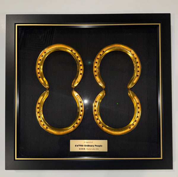 22K Gold-Plated Double Fortune Horseshoe