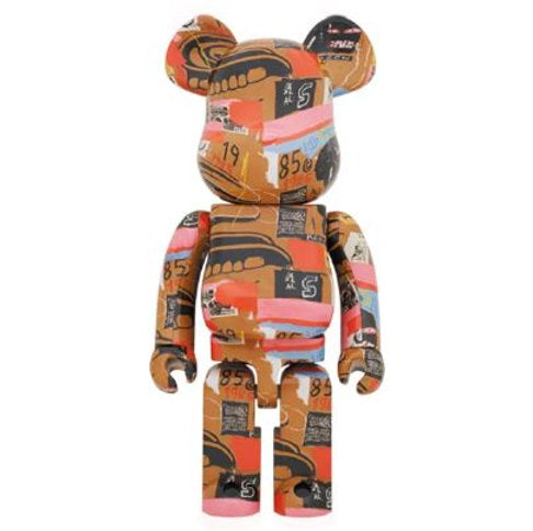 Bearbrick Andy Warhol × Jean-Michel Basquiat