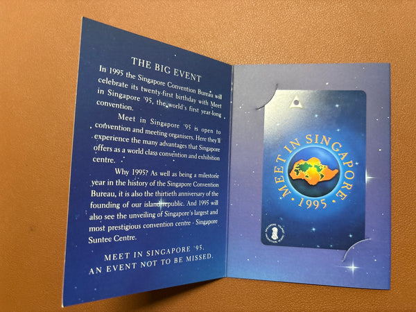 Meet in Singapore ’95 Commemorative MRT Card