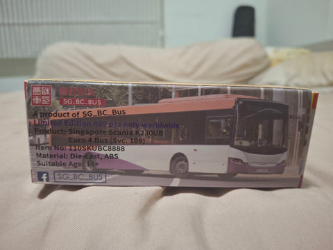 1/110 Singapore Scania K230UB Bus (Svc 109) – SBS8888D