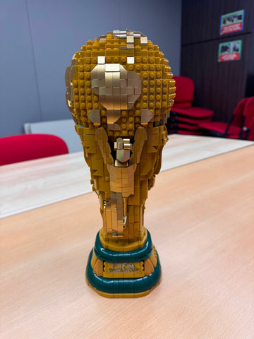 Build for Good LEGO FIFA World Cup Trophy charity auction image